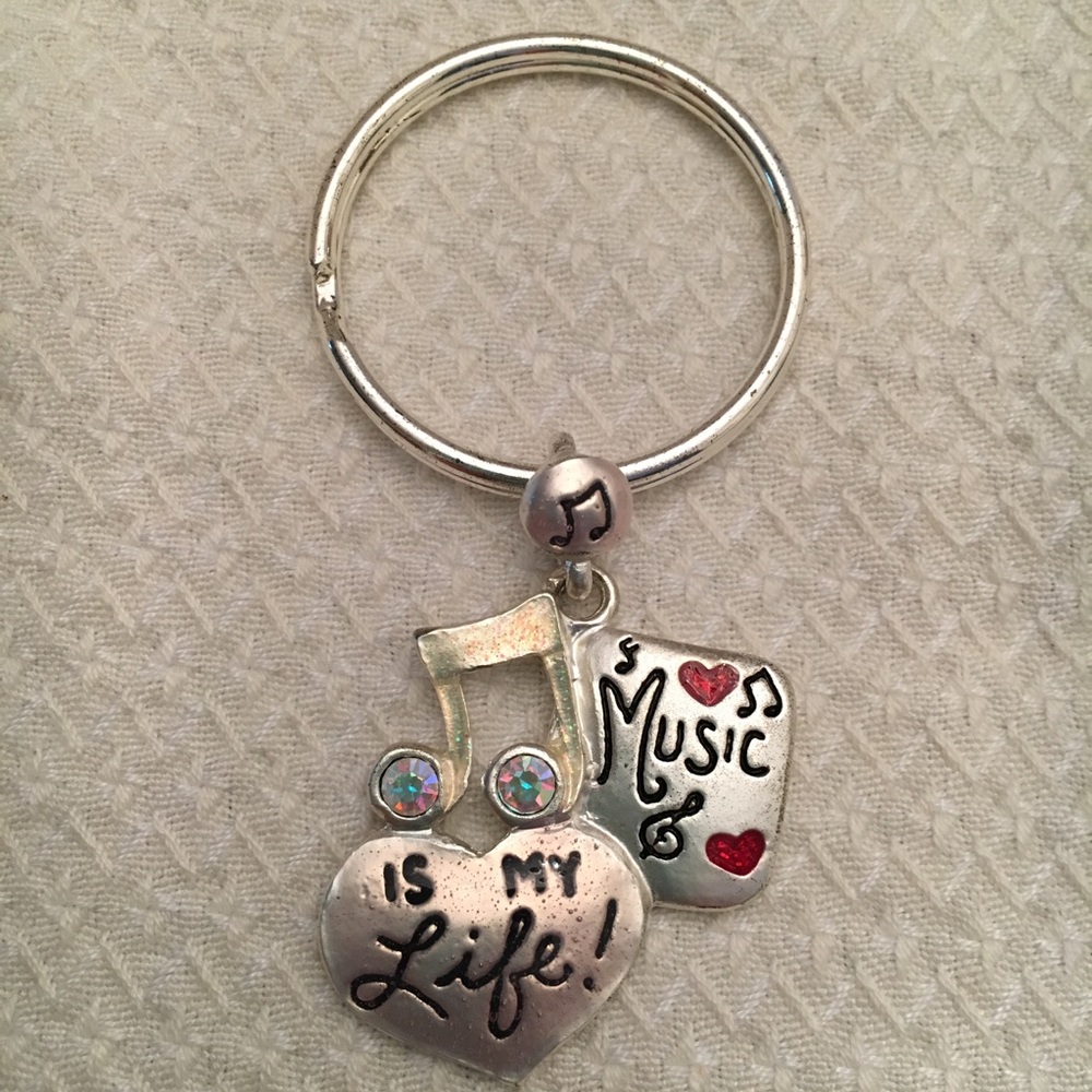 Music Is My Life Keychain